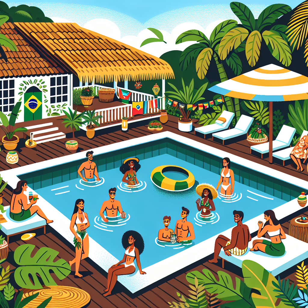 Piscina 6x3 da Fibratlantis em um quintal elegante, destacando seu design moderno e praticidade para o lazer em casa.