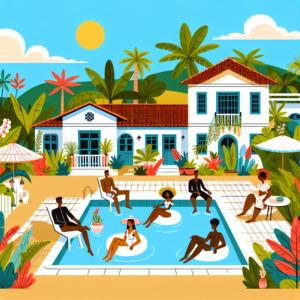 Piscina pequena da linha Fibratlantis em ambiente de quintal, destacando design e funcionalidade.